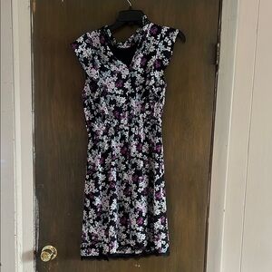 Express Black and White Mini Dress Small